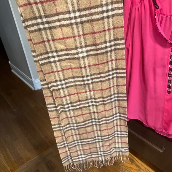 Burberry cashmere shimmer scarf woman’s - Picture 1 of 5